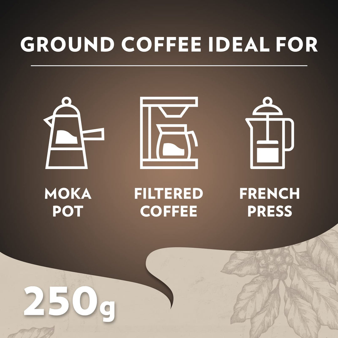 Lavazza Espresso Italiano Classico - Ground Coffee 6 x 250g