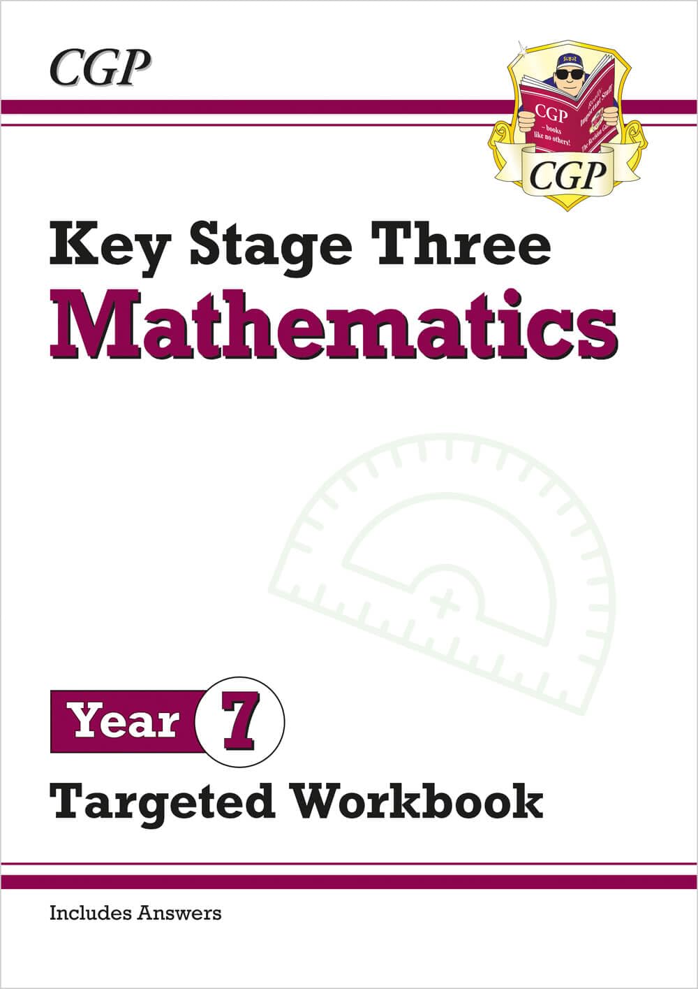 CGP KS3 Maths Targeted Workbook - Year 7 Practice Questions | Paperback | 96 Pages