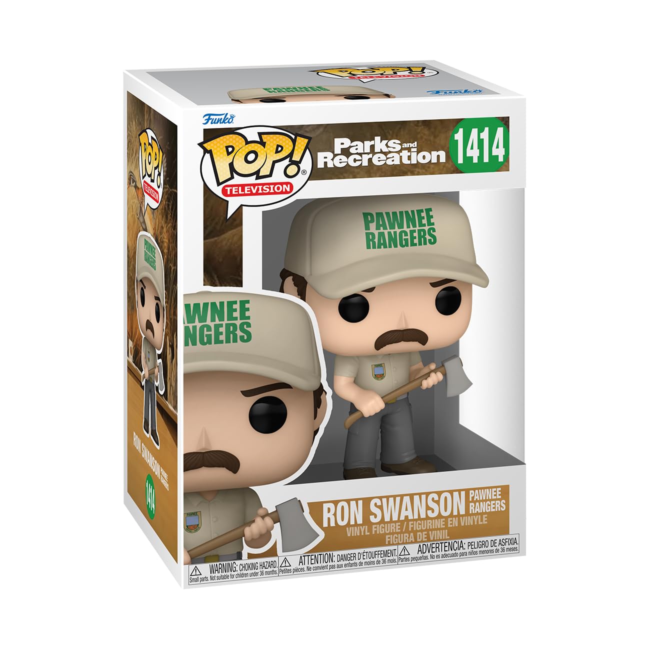 Funko Pop! TV: Parks and Recreation - Ron Swanson (Ranger) Vinyl Figure 9