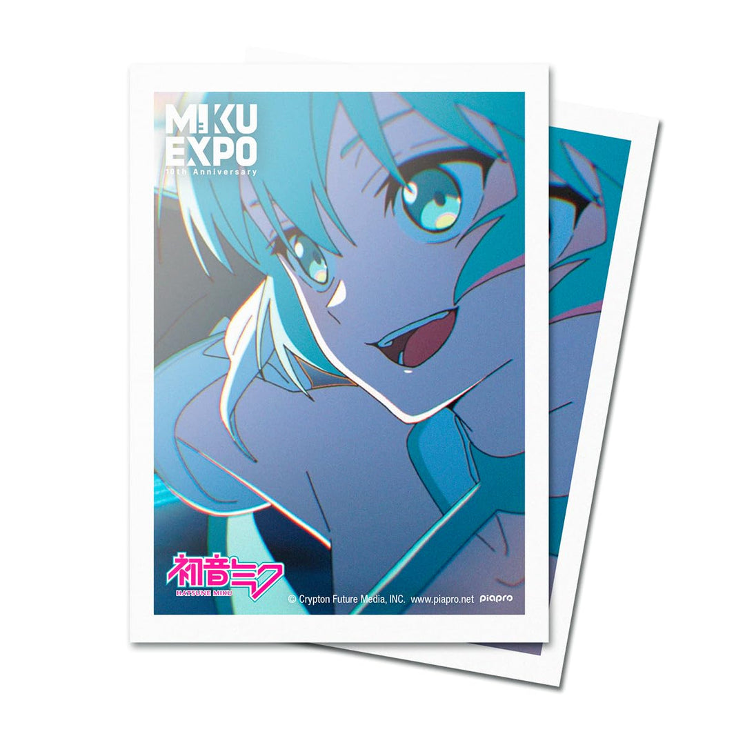 Ultra PRO Hatsune Miku 10th Anniversary Deck Protector Sleeves (100ct) - Blue