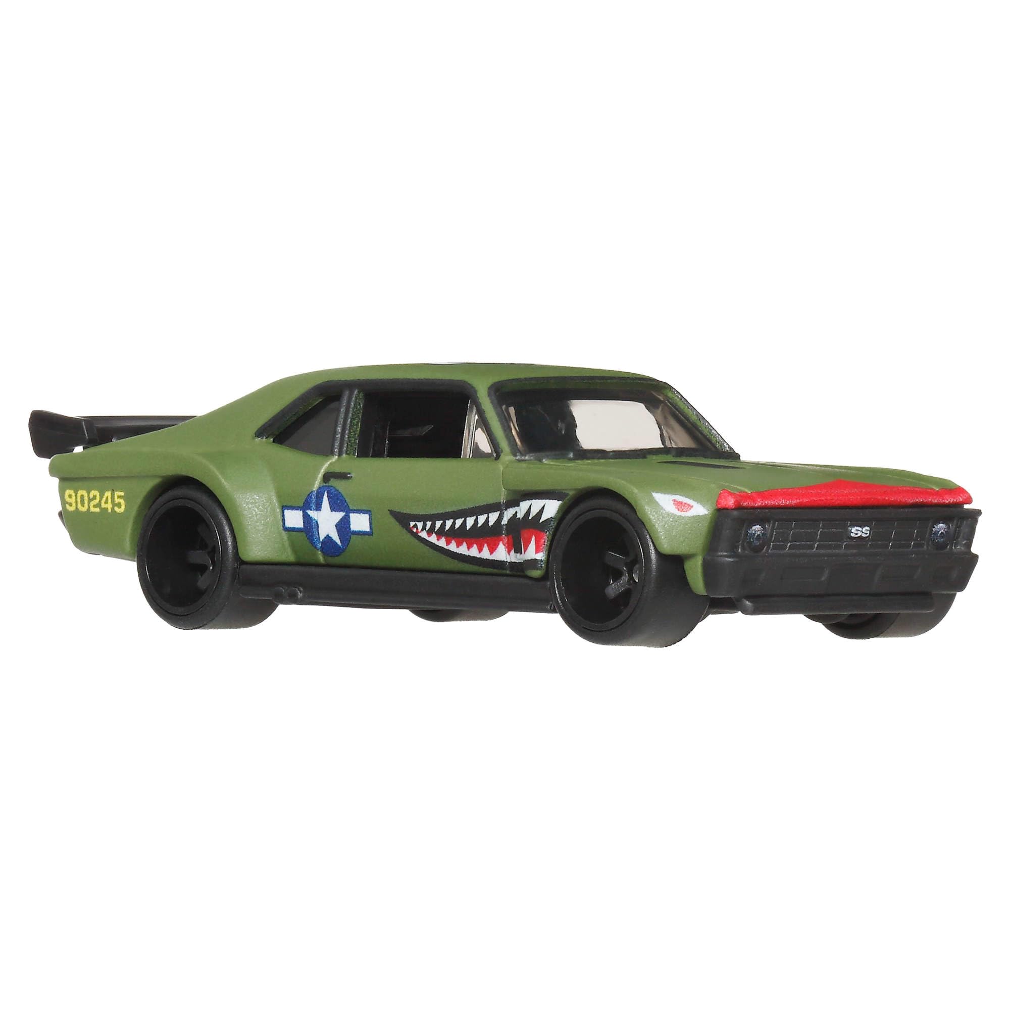 Hot Wheels Custom '70 Chevy Nova - 1:64 Scale Die-Cast Car | Metal/Metal Body & Chassis | Real Riders Tires 4