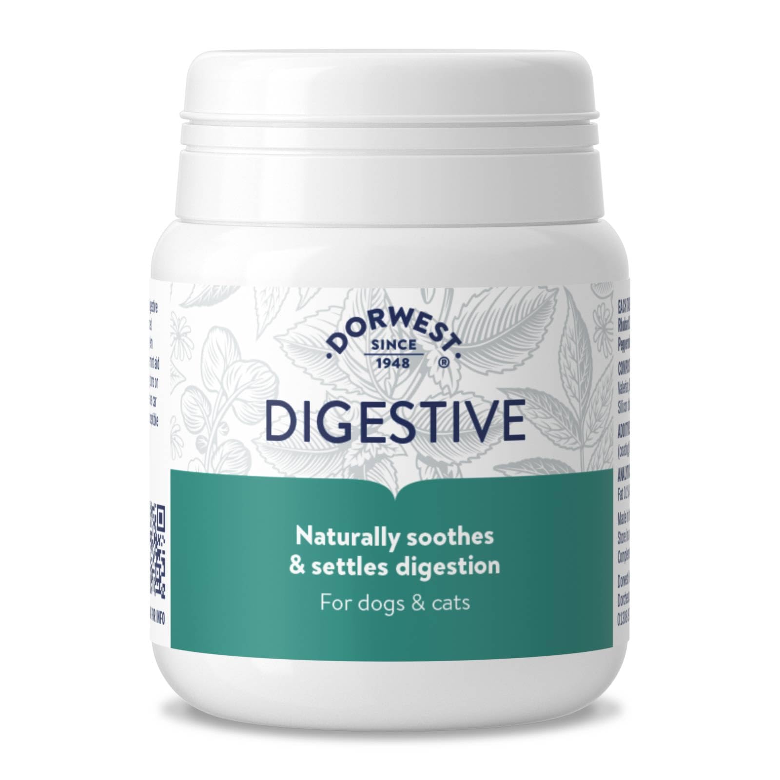 DORWEST HERBS Digestive Supplement Tablets for Dogs and Cats - 100 Tablets | Aids Digestion & Settles Tummies