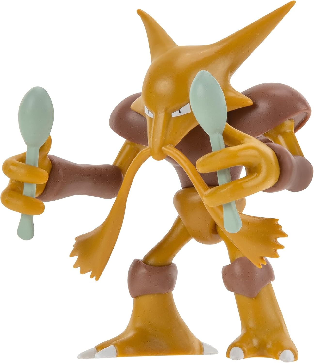 Pokémon Alakazam 4.5" Battle Figure - Dynamic Articulation, Simsala Color 2