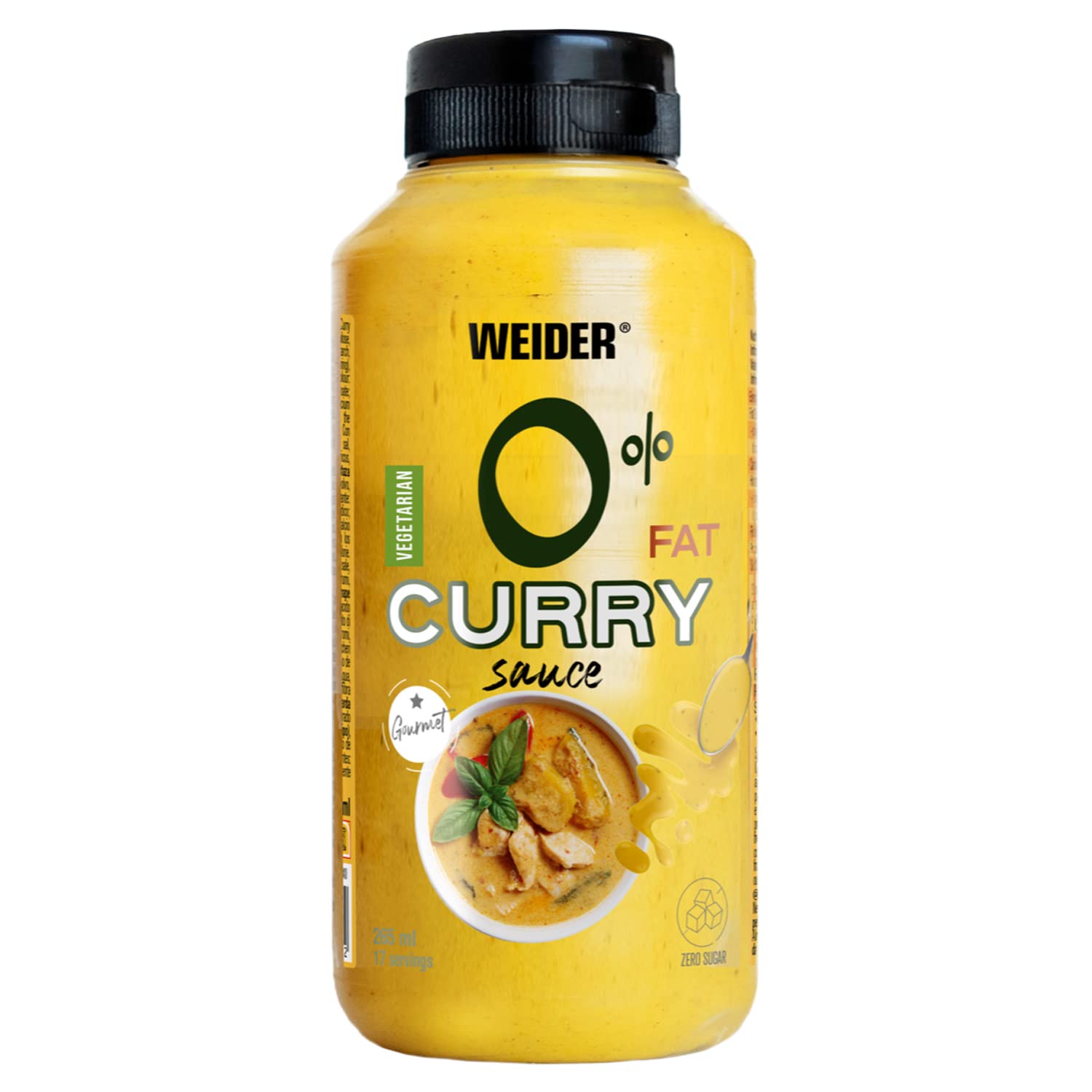 Weider Gourmet 0% Fat Curry Sauce - New Recipe | 265 ml