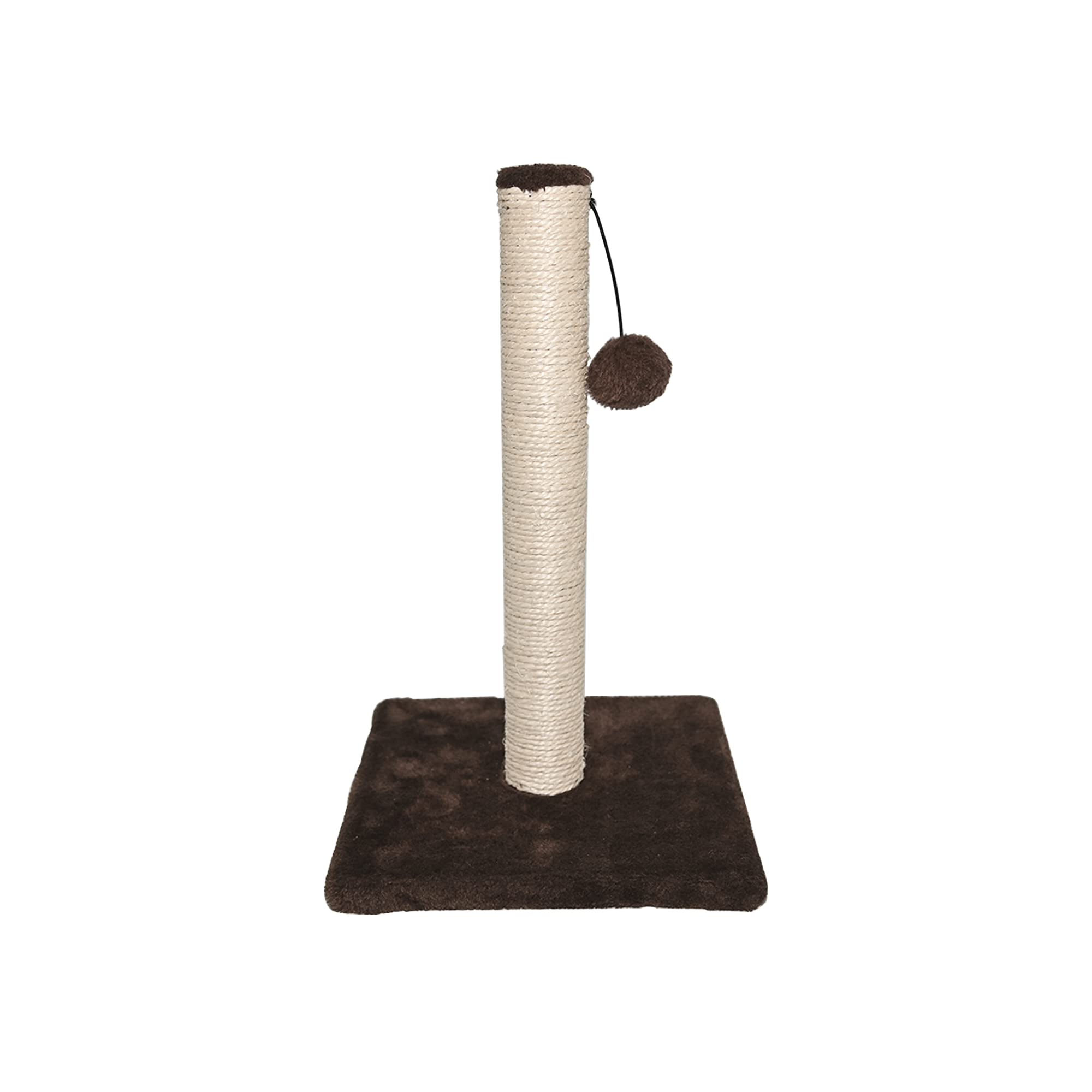 RAM ONLINE Cat Scratcher - 40cm Height, Plush Base, Dangly Ball | Indoor Use, Cats 3