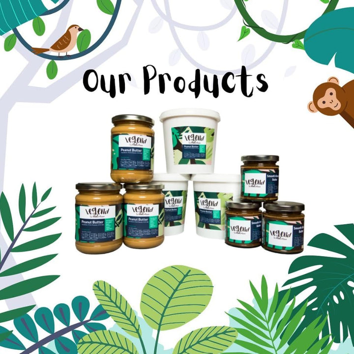Legend Crunchy Almond Butter (1kg), 100%, Natural, Vegan, No Added Sugar, High in Protein & Fibre