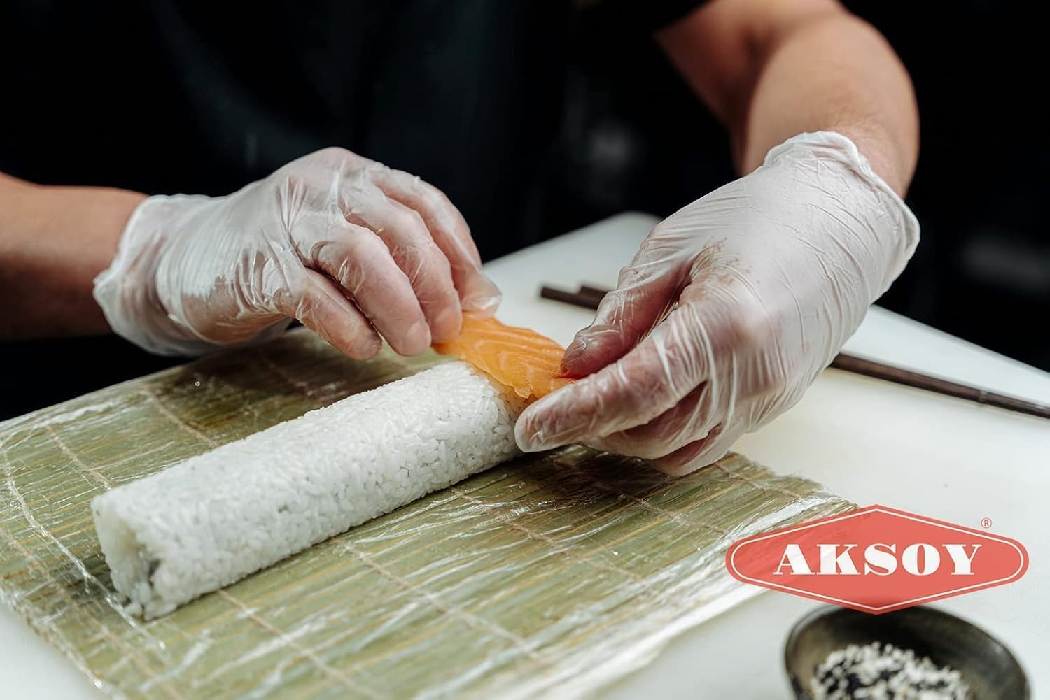 AKSOY Premium Quality Sushi Rice - 1 KG | Japanese Style Short Grain | Perfectly Sticky 8