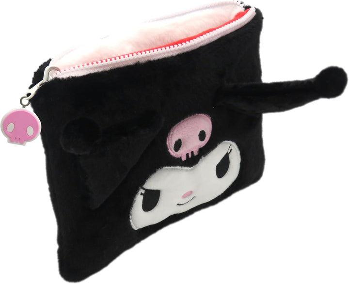 CYP BRANDS Hello Kitty & Kuromi Reversible Toiletry Bag and Plush Toy (NC37-01HK)