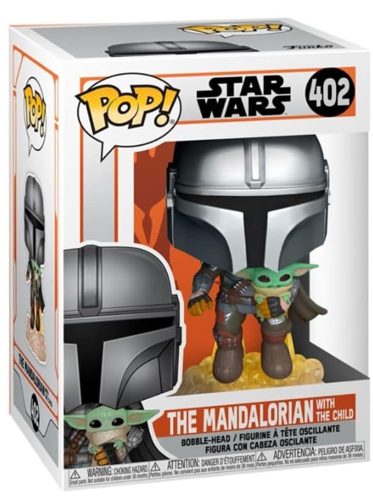 Funko Pop! Star Wars - The Mandalorian with The Child Vinyl Figure #402 3