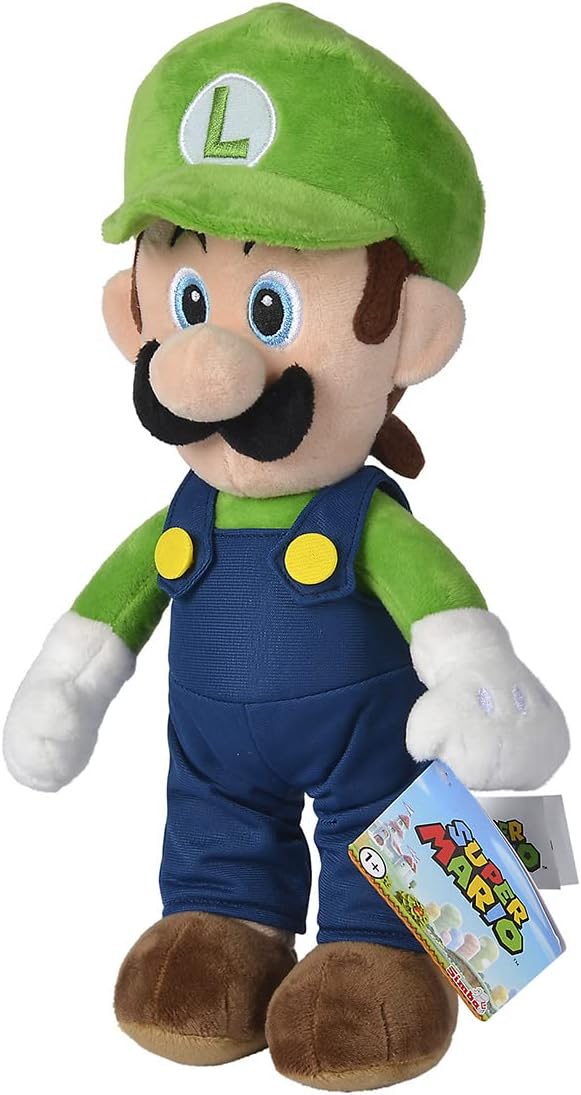 Super Mario Luigi Plush Toy - 30 cm Soft Stuffed Animal for Kids & Adults 2