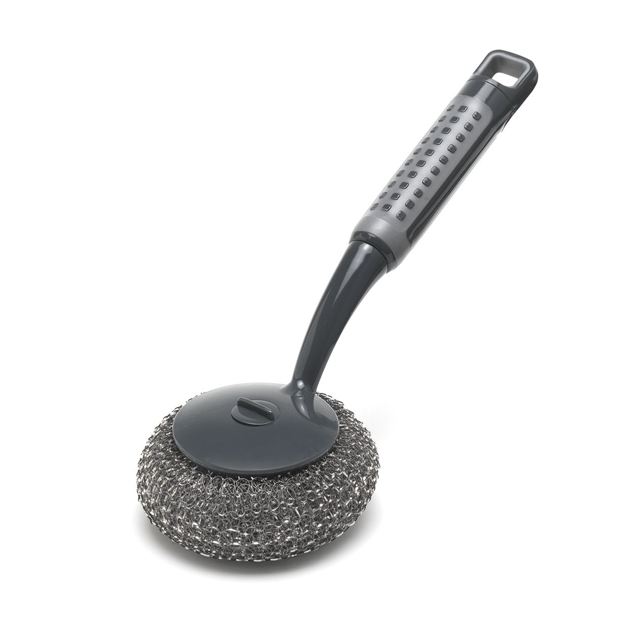 Addis 517706 ComfiGrip Long Handled Scourer Scrub Brush | Metallic Graphite | 26 x 10 x 12 cm 1
