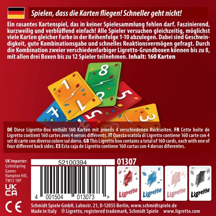 Schmidt Ligretto Red Card Game | Ages 8+ | 2-4 Players | 15 Min Playtime 4