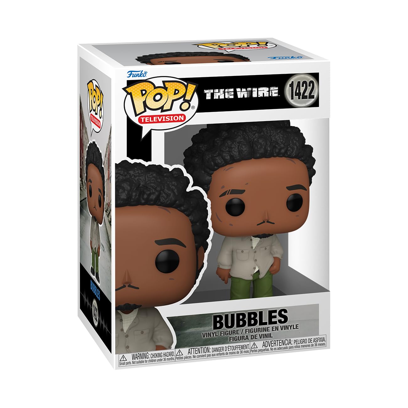 Funko Pop! TV: The Wire - Bubbles Vinyl Figure (65761) 1