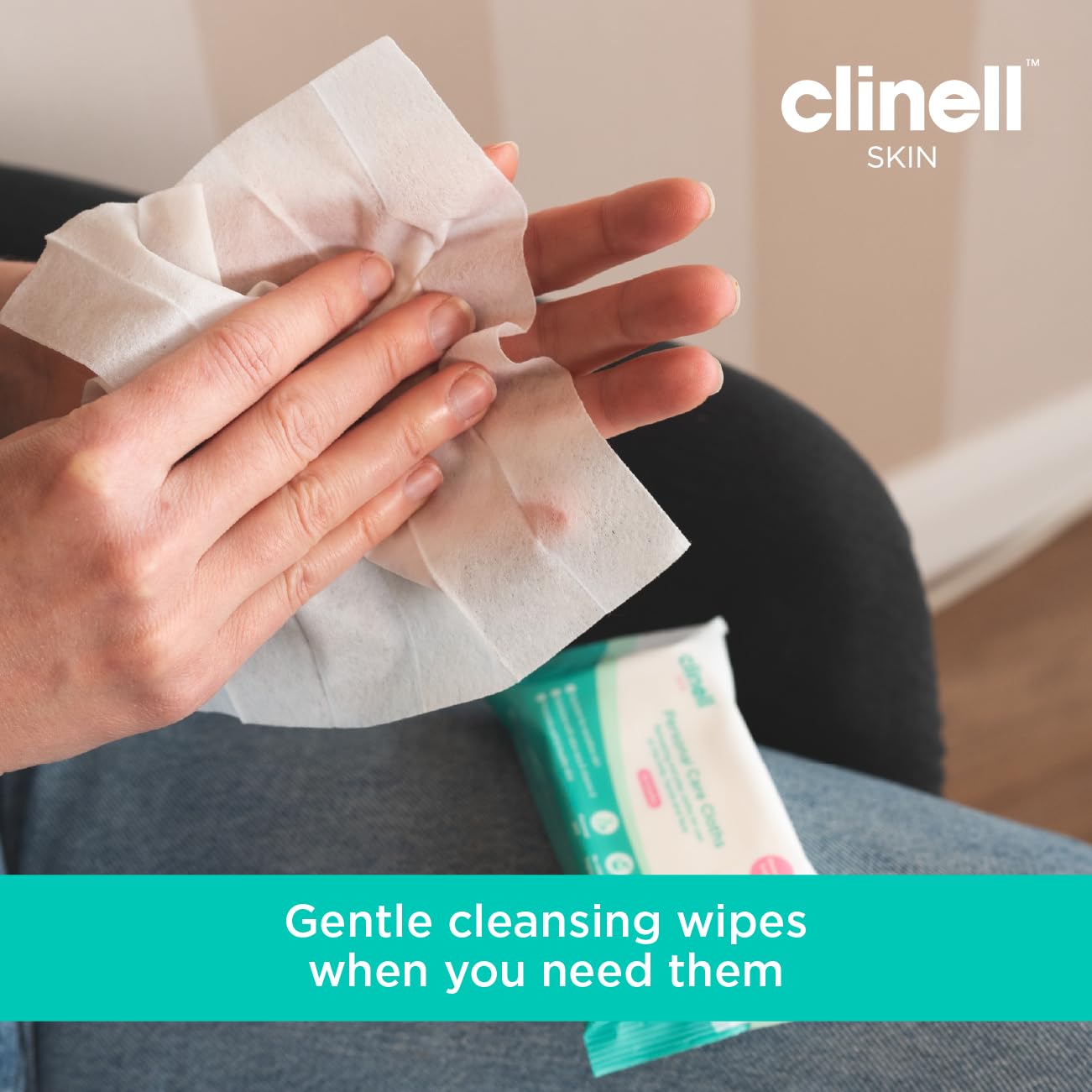 Carell Skin Refreshing Personal Care Wipes - Gentle, Alcohol-Free | 10 Count Pack 4