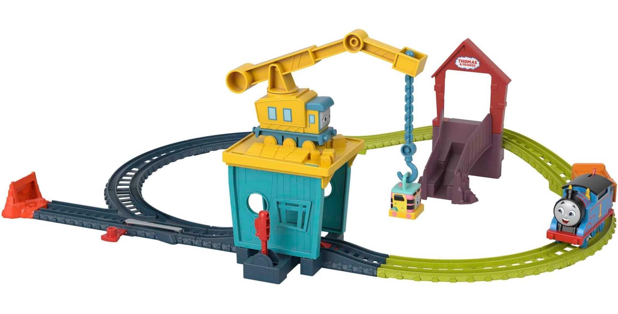 Thomas & Friends Fix 'em Up Friends Train Set | 18-Piece | Battery Powered | Ages 3+