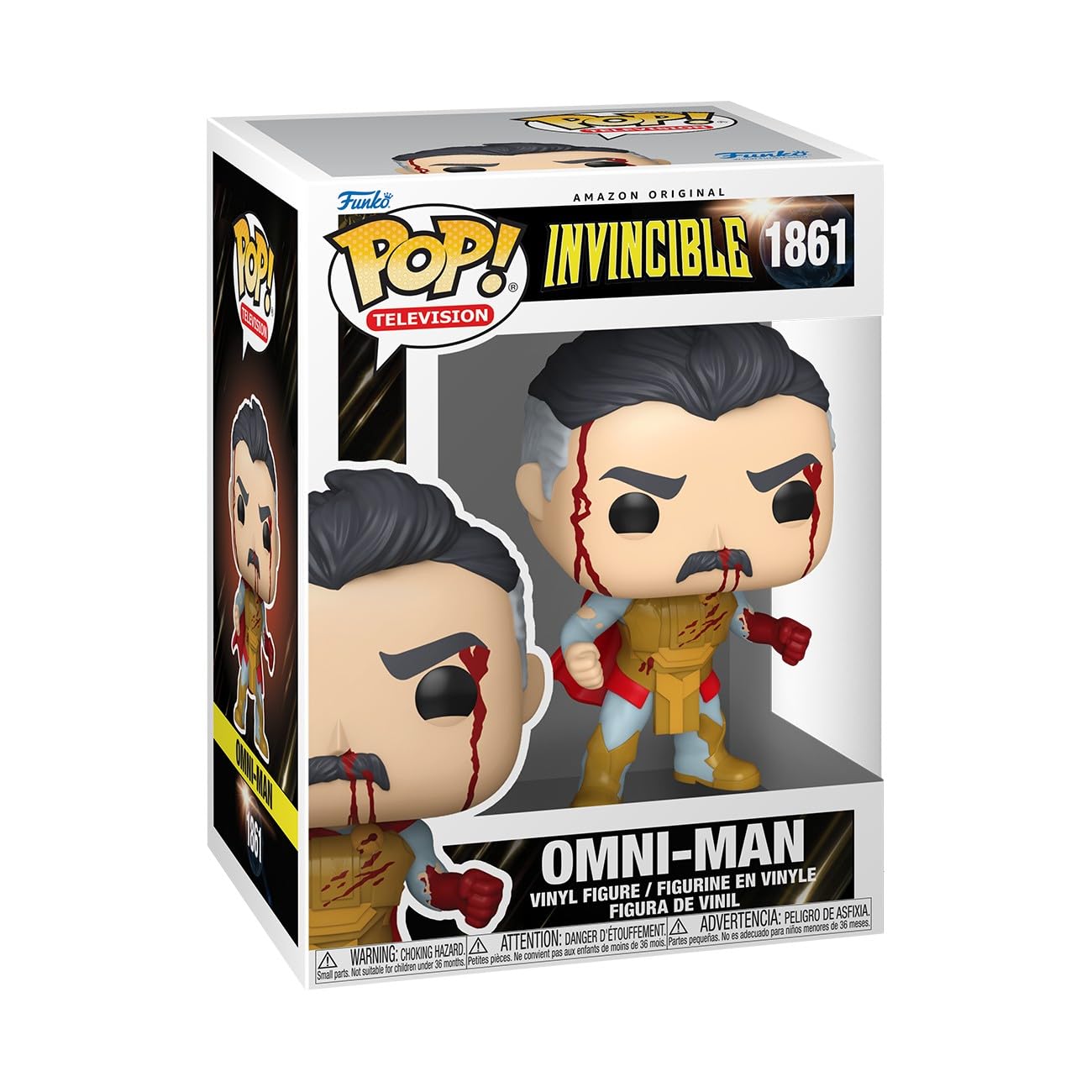 Funko Omni-Man Bloody Vinyl Figure - Invincible TV Show Collectible | ~3.75 in
