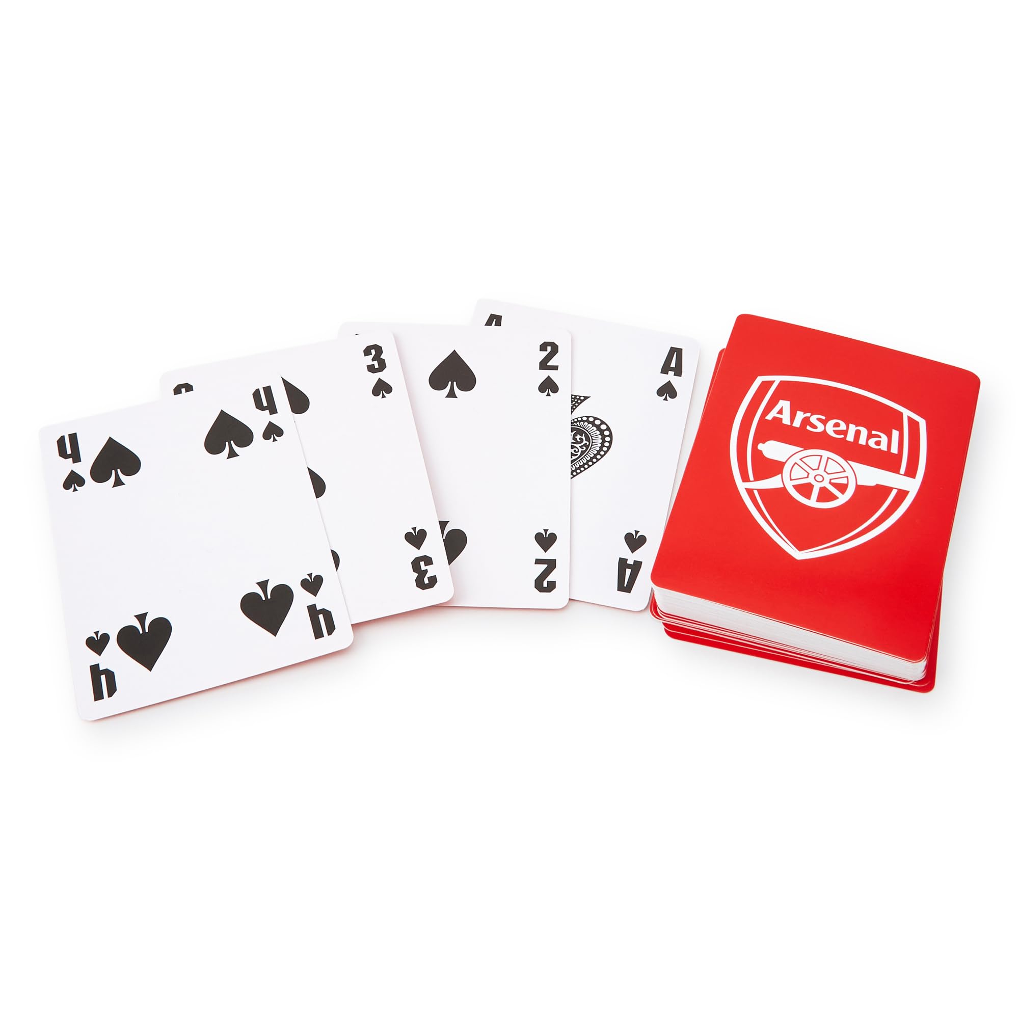 The Gift Scholars Arsenal FC Playing Cards - Officially Licensed Gooners Crest Deck | 52 Cards + 2 Jokers 3