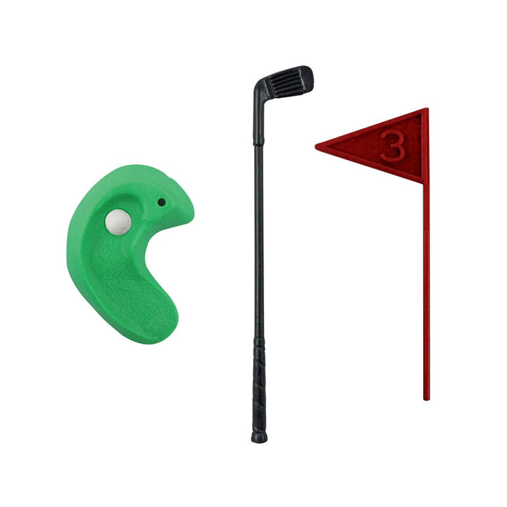 PME GS010 Golf Decorations - 13-Piece Plastic Cake Toppers Set