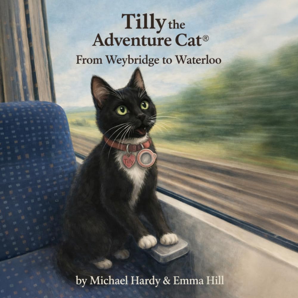 Tilly the Adventure Cat: From Weybridge to Waterloo - A True Story of a Famous Feline's Train Journey | Paperback | Ages 3-8 1