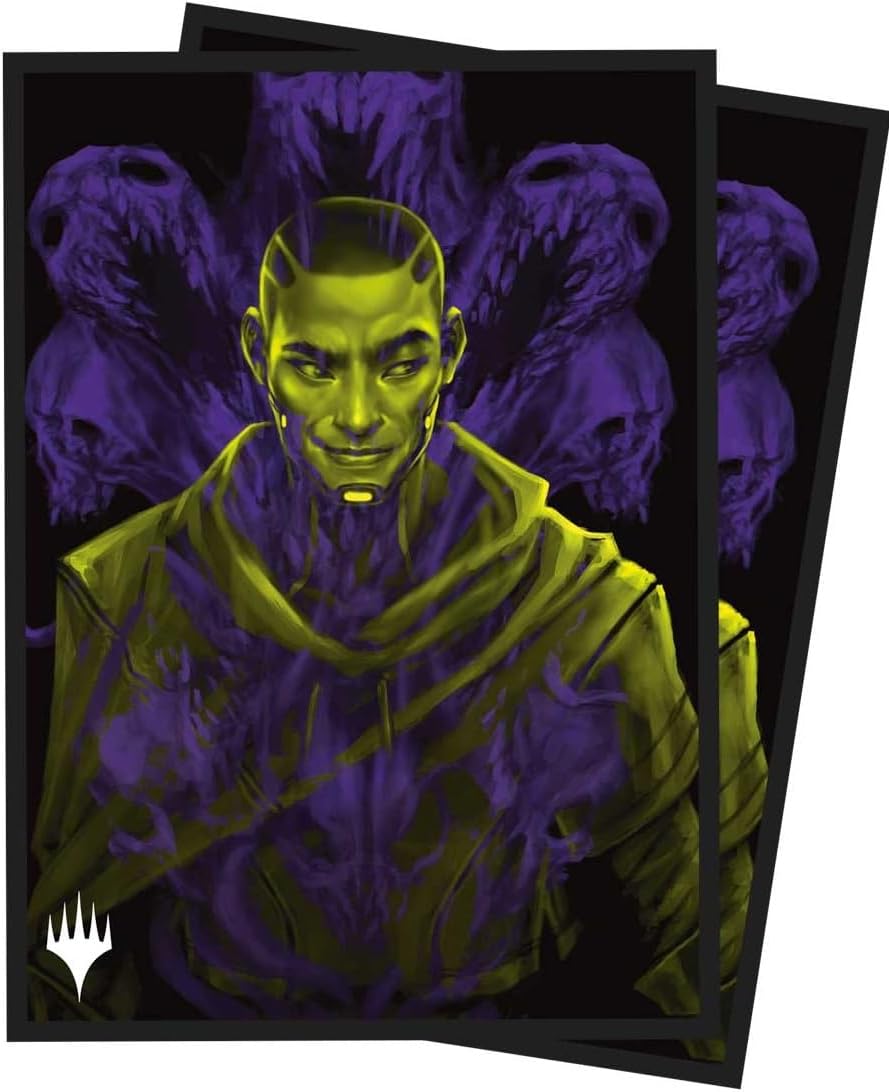 Ultra PRO Magic: The Gathering Trading Cards - Duskmourn 100ct Deck Protector Sleeves (Kaito, Bane of Nightmares Alt Art)