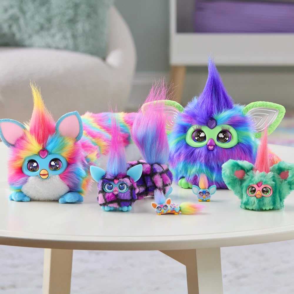 Furby Furby Minis 2 Pack Surprise Toy Figures, 2.5-cm Collectible Miniature Figures 2