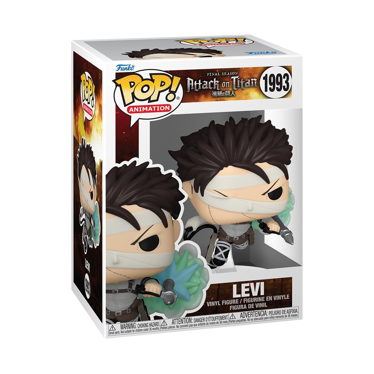 Funko Pop! Animation: Attack on Titan - Levi Ackerman - (SP-1) - Collectabl 1