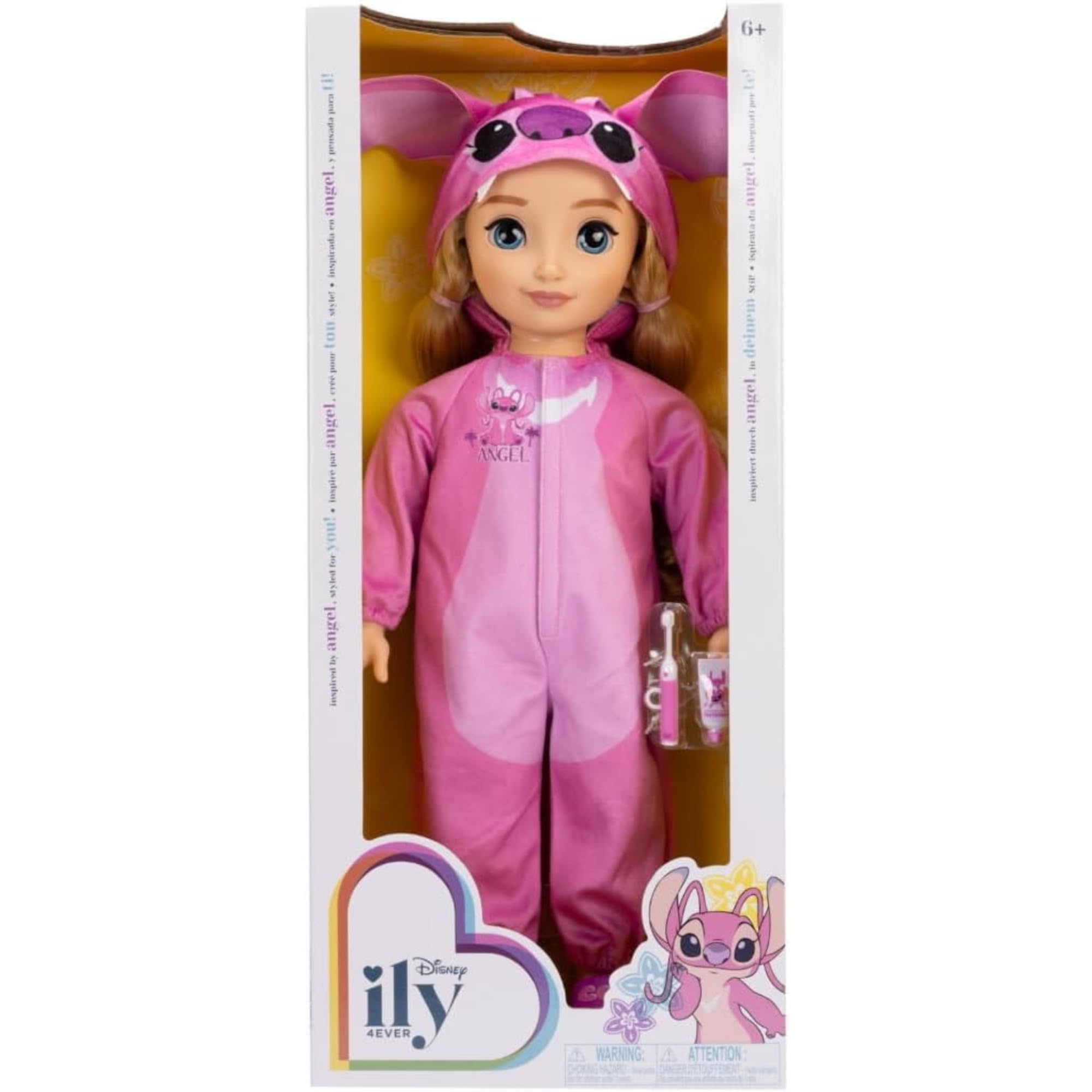 Disney iLY 4EVER Angel 18" Doll - Blonde Hair with Sleepover Outfit & Accessories