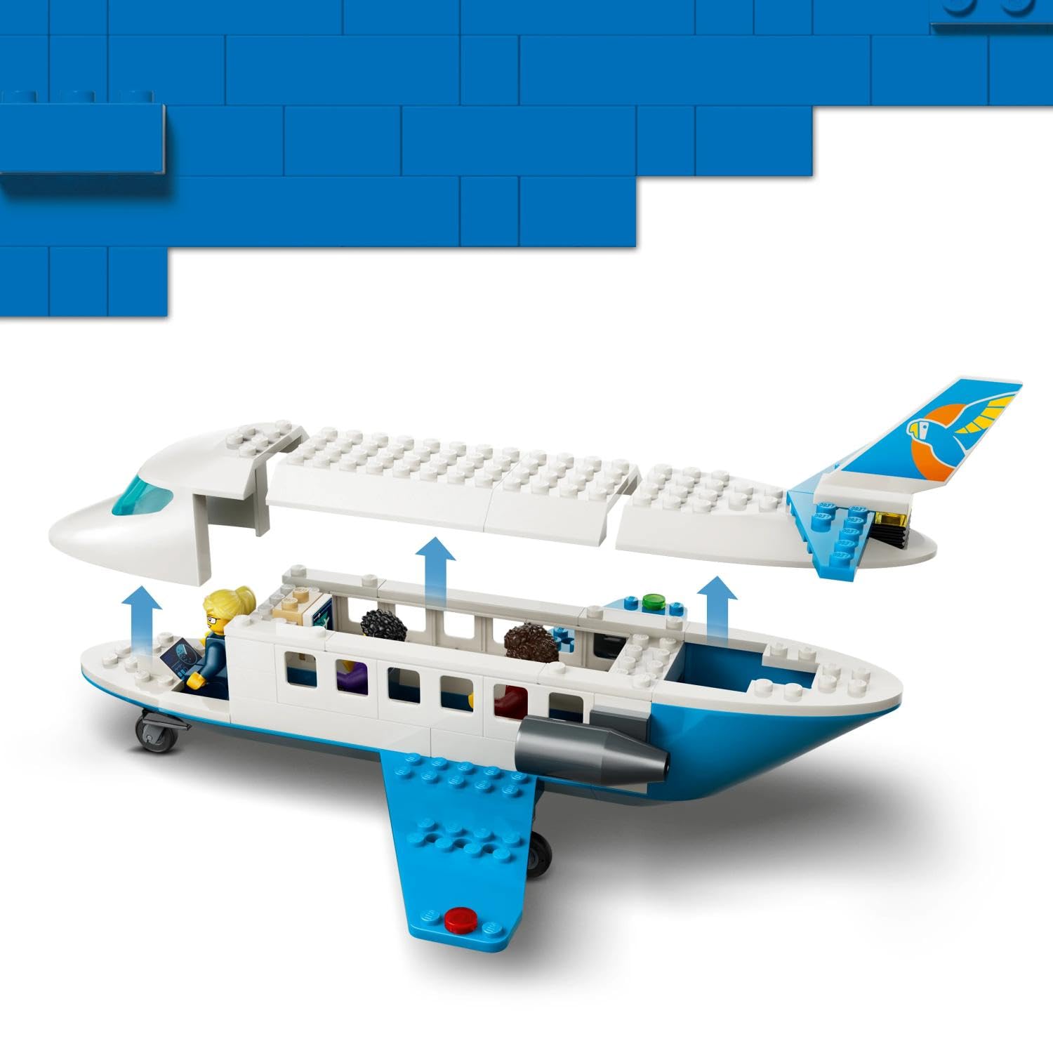 LEGO City Passenger Jet 60492 Building Set for Ages 4+ with 4 Minifigures and Accessories 2