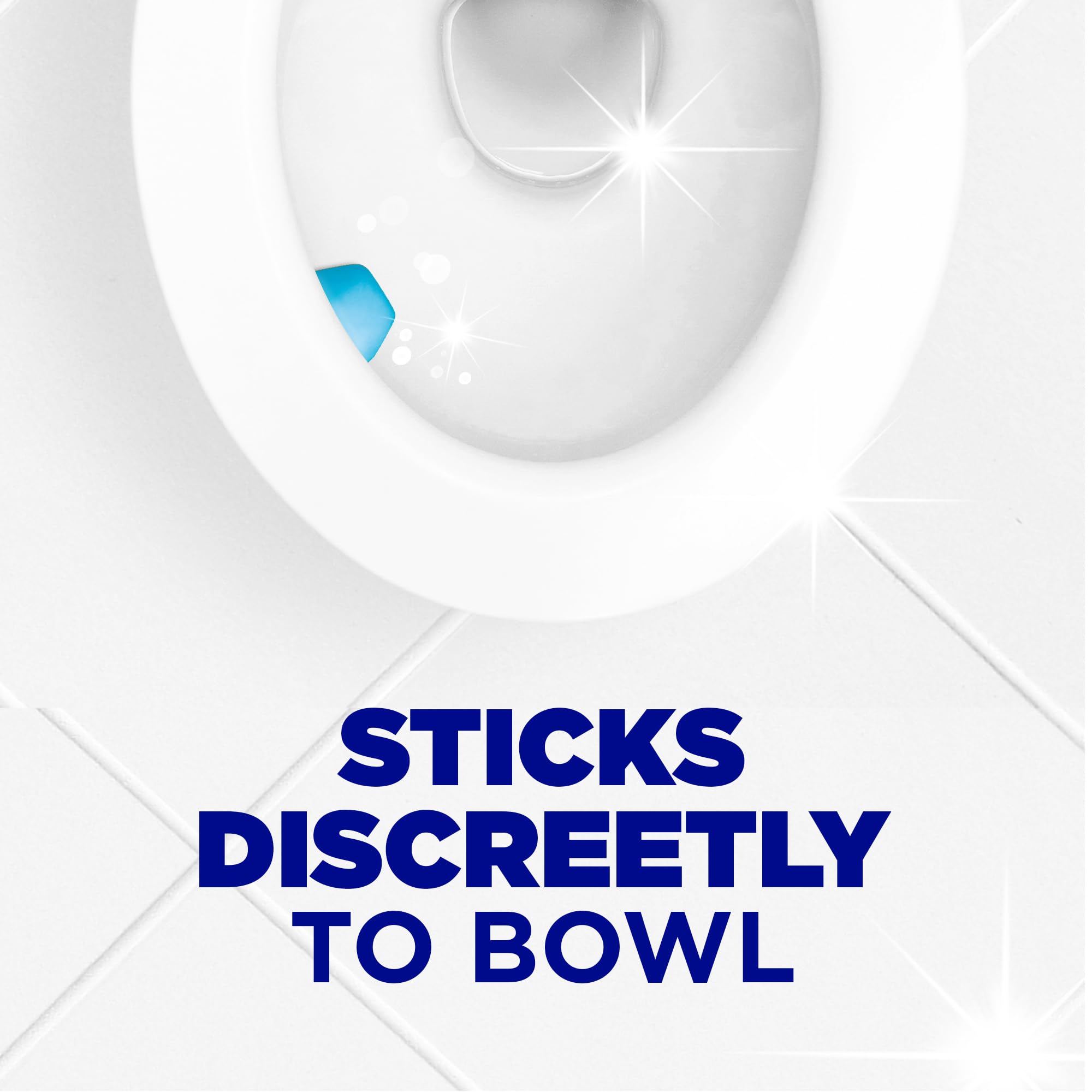 Harpic Hygienic Fresh Sticker Adhesive Toilet Block, Marine Scent, Pack of 1 (4 Tablets) 8