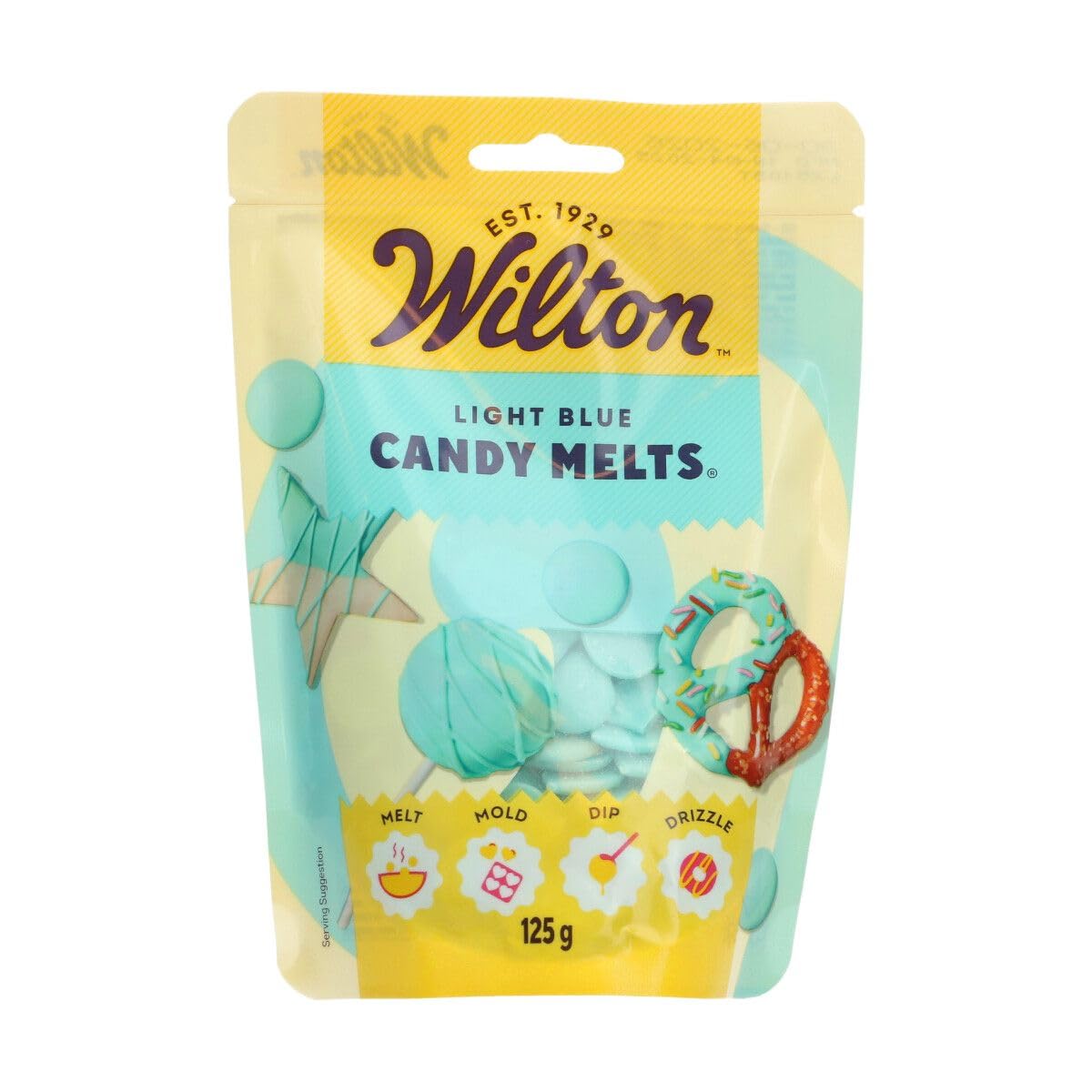 Wilton Candy Melts - Light Blue Melting Candy for Dipping, Drizzling, and Molding | 125g 1