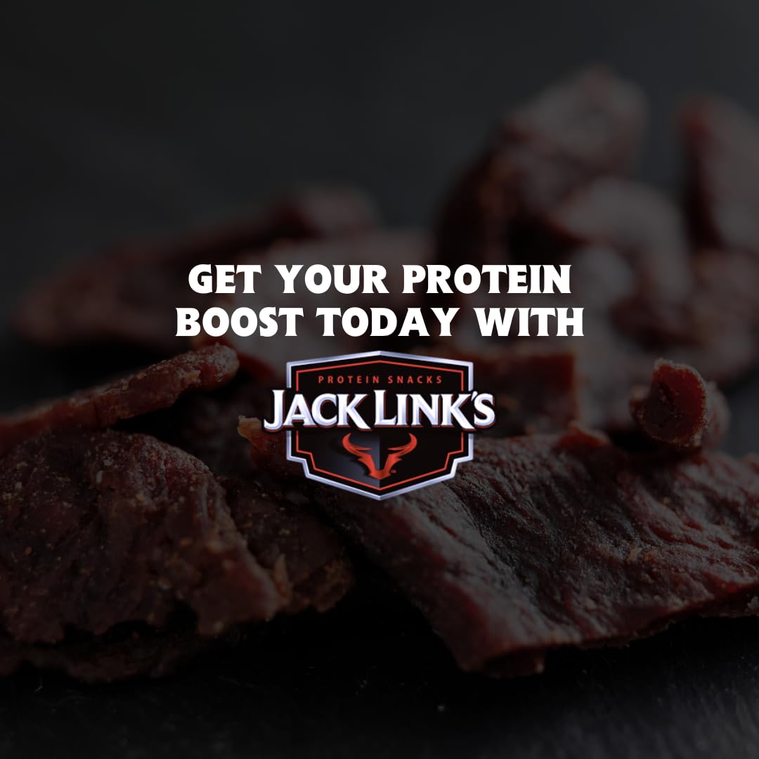 Jack Link's Beef Jerky Original - Box of 12 x 60g - High Protein Dried Meat Snack