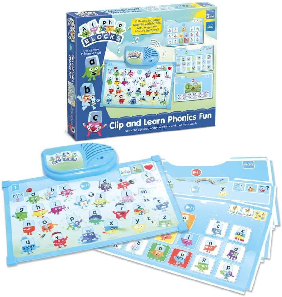 Alphablocks AN25 Clip & Learn Phonics Toy - Interactive Alphabet Learning for Toddlers 18M+ 4