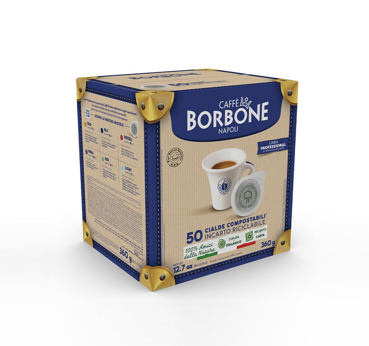 Caffè Borbone Red Blend Compostable Coffee Pods - 50 Pack - ESE 44mm Compatible