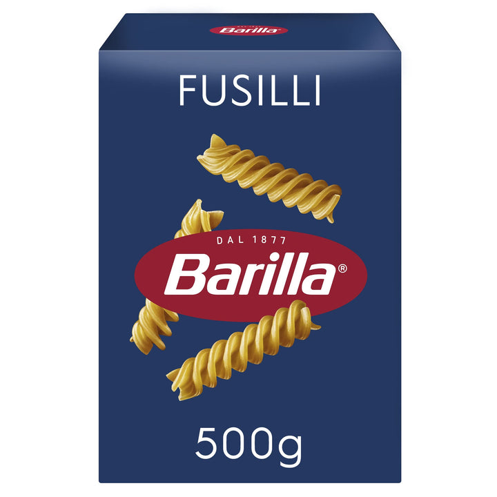 Barilla Fusilli – Authentic Italian Pasta Made with Durum Wheat – 500g