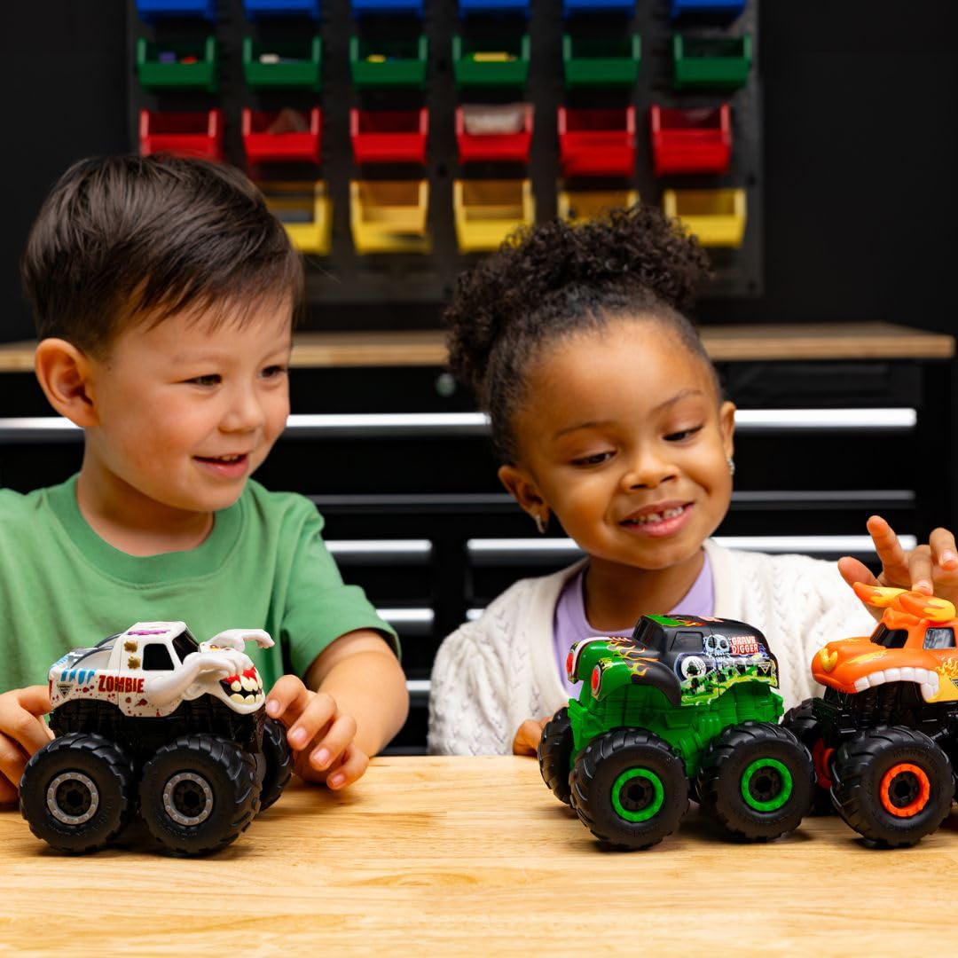 Jazwares Monster Jam Zombie Monstruction Truck - 5-Inch Buildable Vehicle | 16 Pieces | Ages 3+ 6