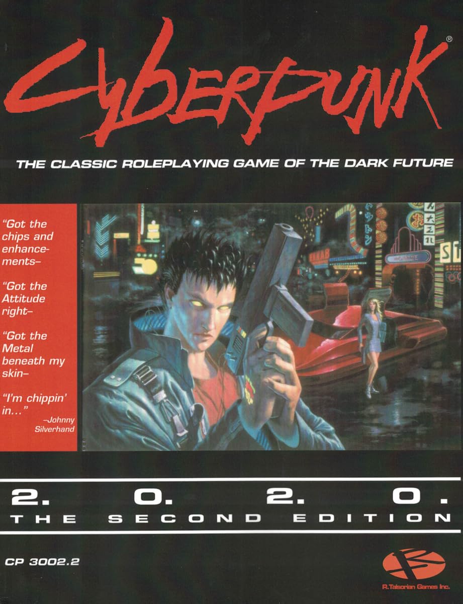 R. Talsorian Games Cyberpunk 2020 Roleplaying Game Book - 2nd Edition, English