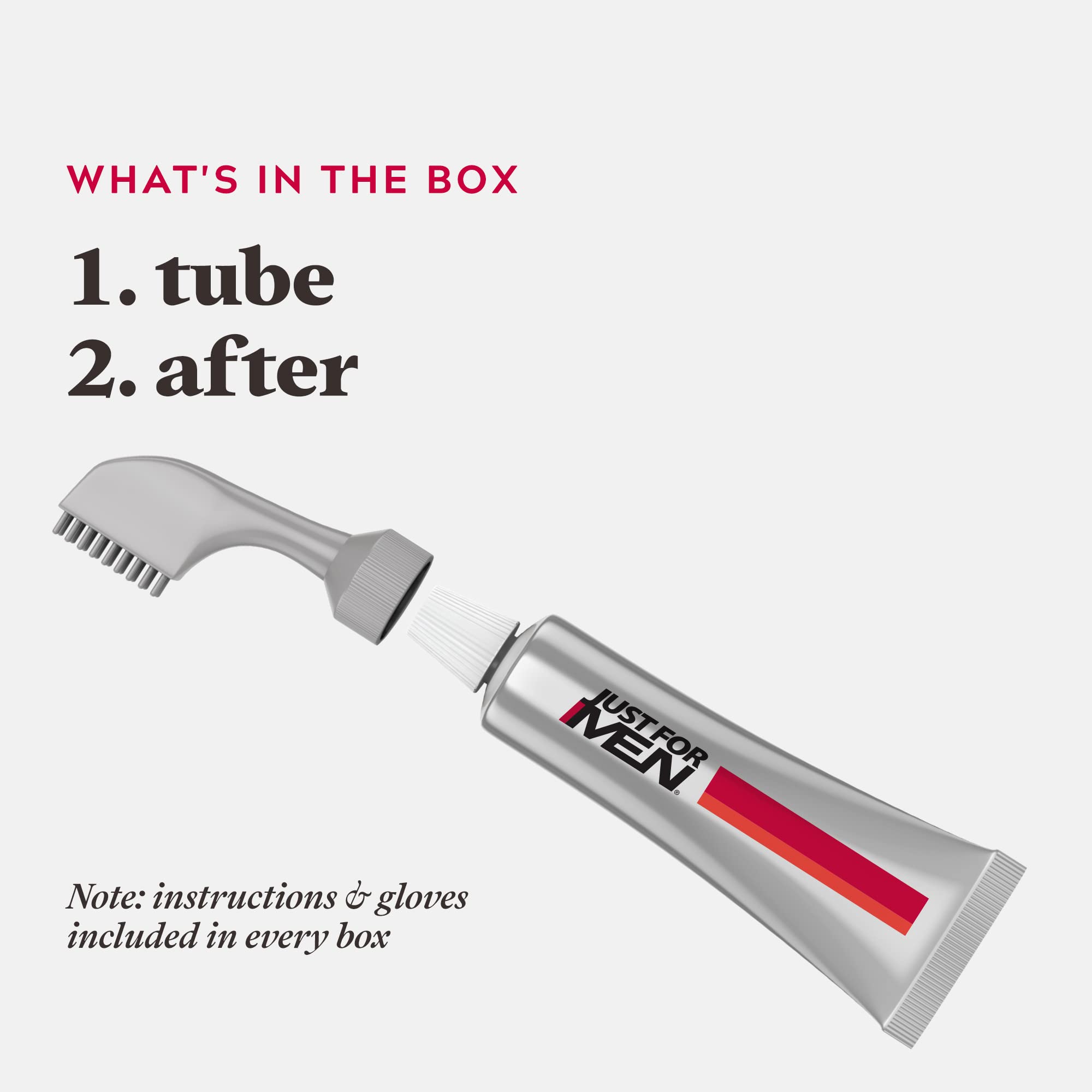 Just For Men Ultra Light Brown Hair Colour Dye - Comb-In Applicator, Ammonia & Peroxide Free (A25) 2