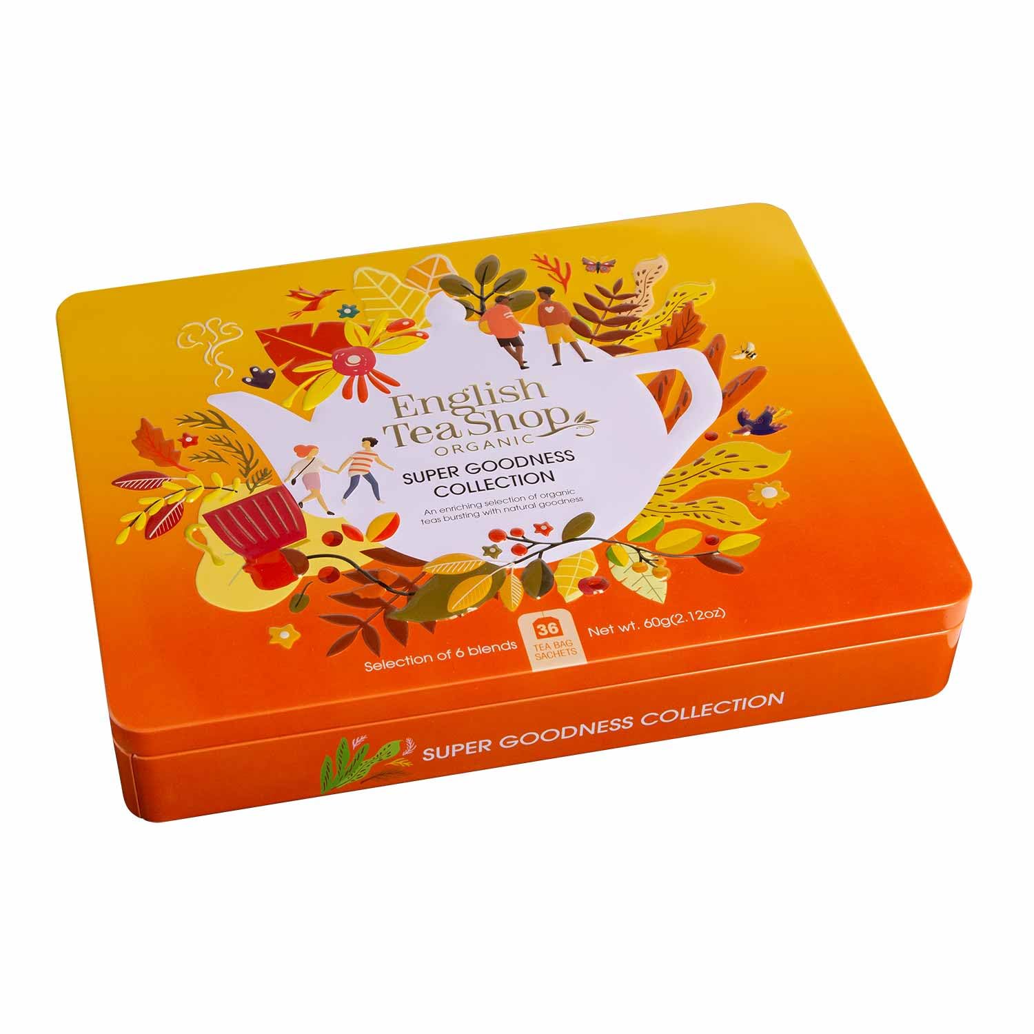 English Tea Shop Organic Super Goodness Collection Gift Tin - 36 Tea Bags 2
