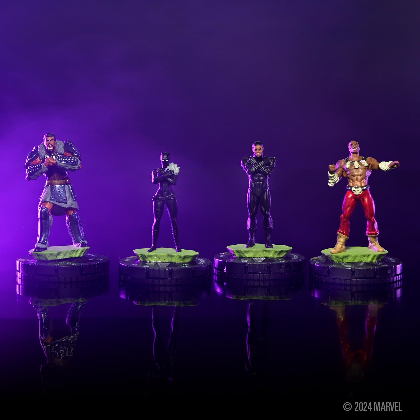 WizKids Marvel HeroClix 400: Warriors of Wakanda Collectible Figures Set | 4 Figures 4