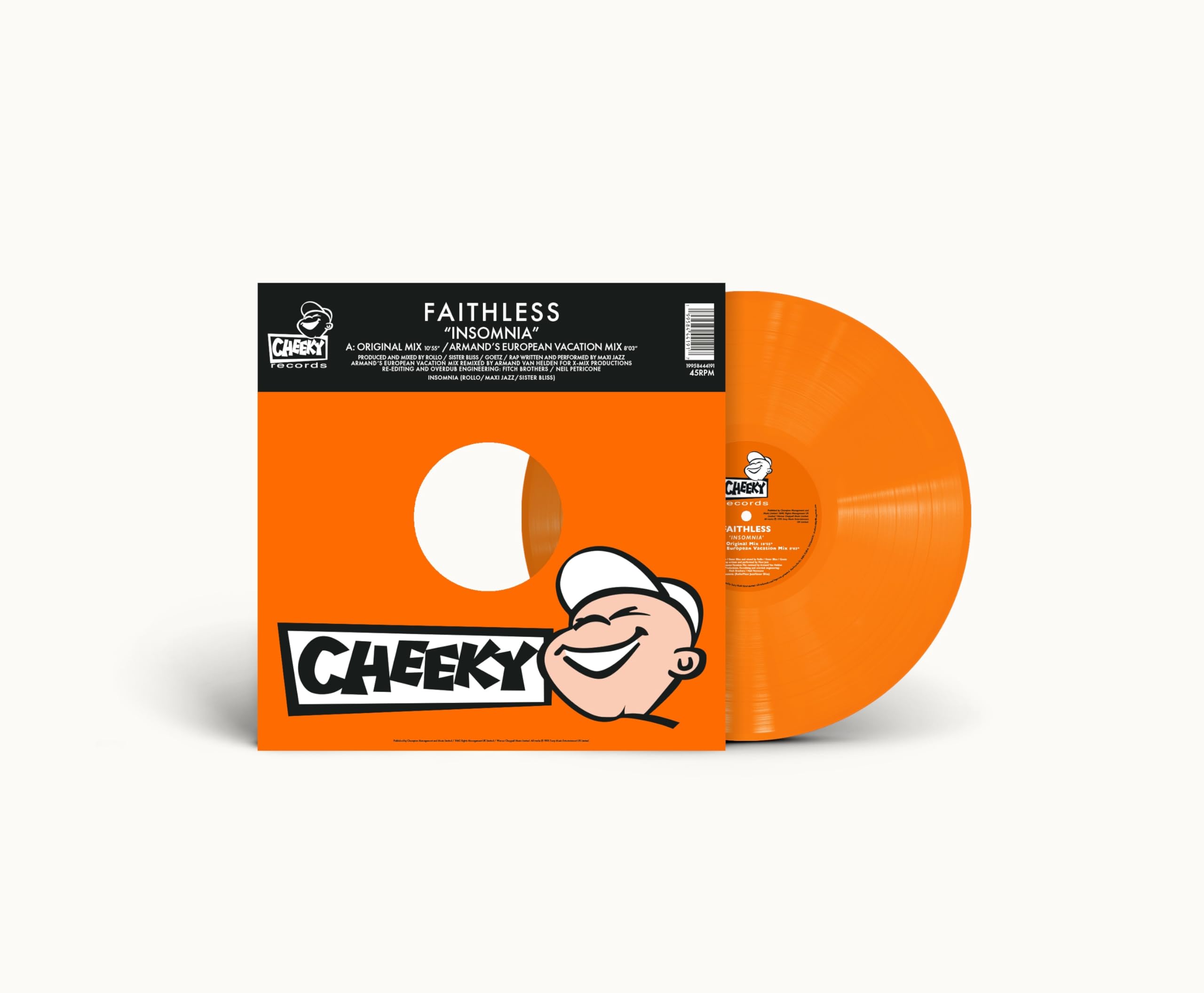 Faithless - Insomnia [Orange Vinyl LP] 1