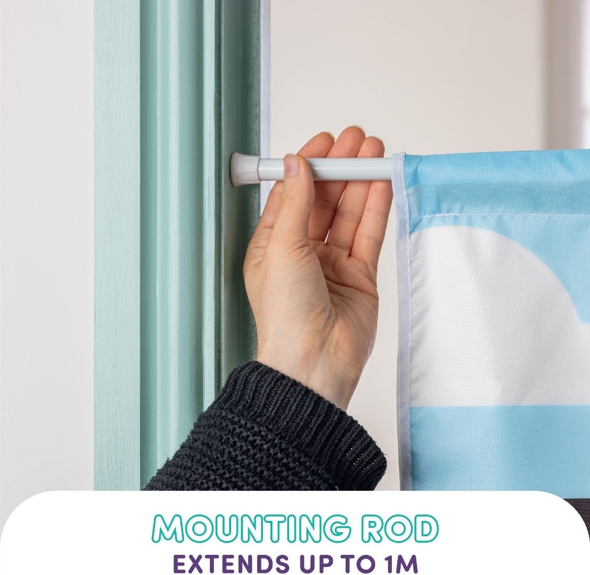 Playhouse Pop Up Play Town Hanging Doorway Food Market Role Play Curtain 2