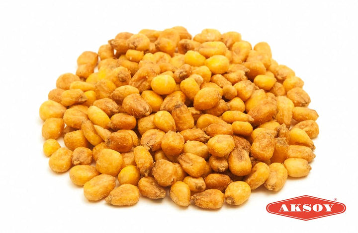 Aksoy Natural Craving Salted and Roasted Corn Nuts 500g - Original Toasted, Resealable Bag