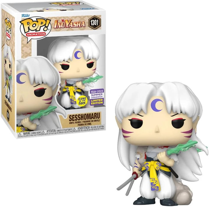 Funko Pop! Animation Inuyasha - Sesshomaru Glow-in-The-Dark Vinyl Figure (2023 Summer Convention Exclusive)