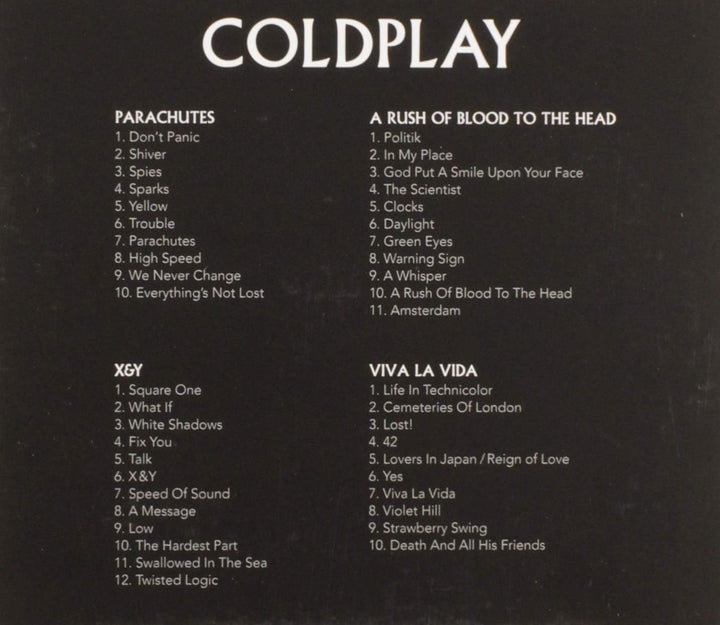 Coldplay - First Four Albums Collection (Parachutes, A Rush of Blood To The Head, X&Y, Viva la Vida) Audio CD