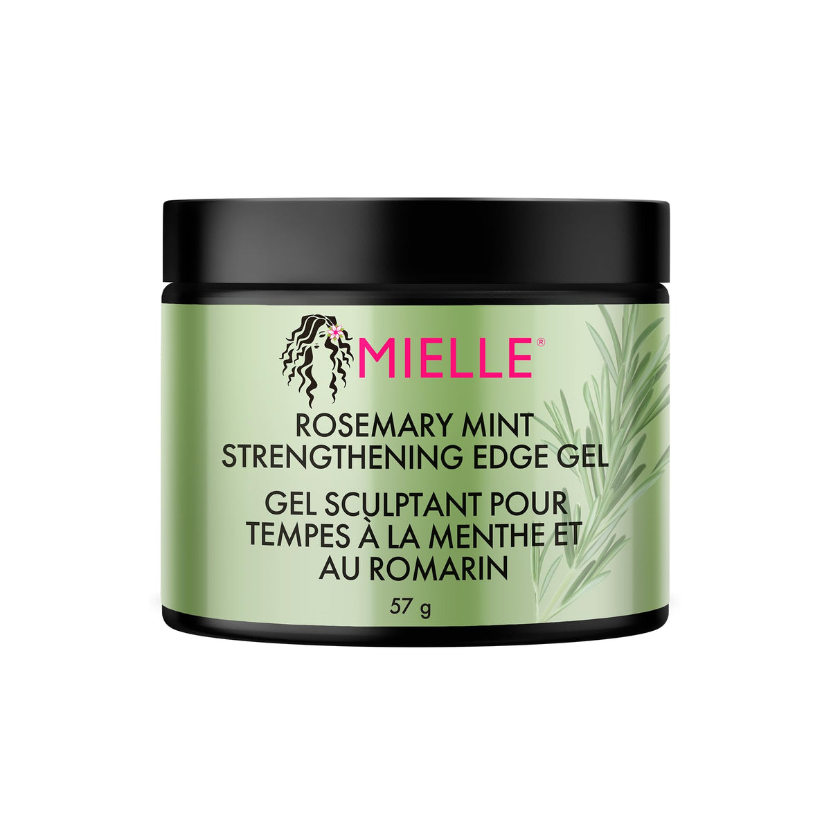 Mielle Rosemary & Mint Edge Control Gel - Strong Hold, 57 ml