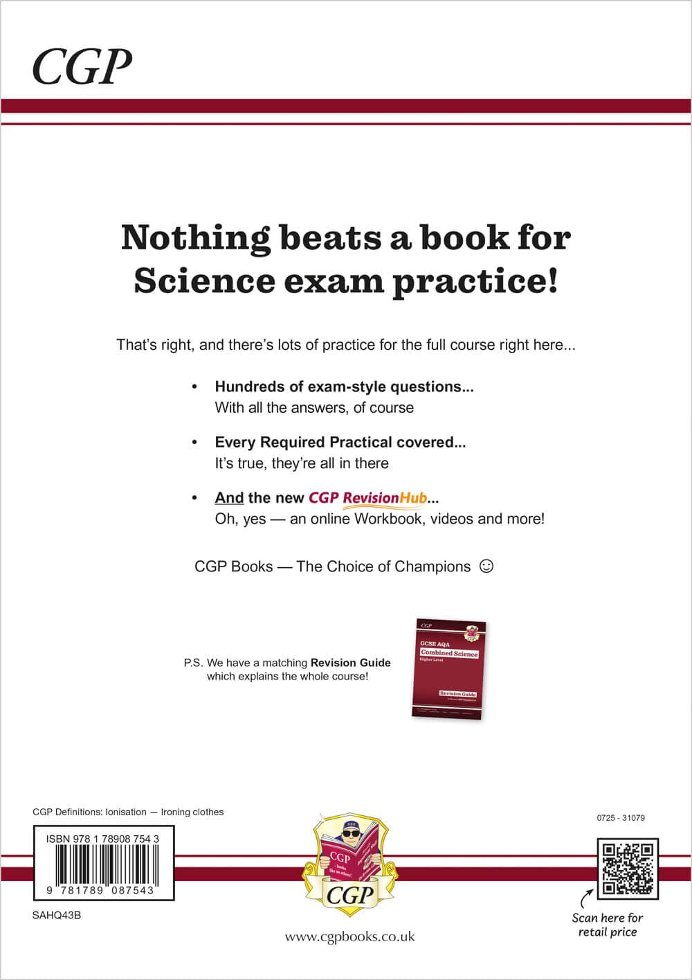CGP GCSE Combined Science AQA Exam Practice Workbook - Higher Level (Ages 14-16)