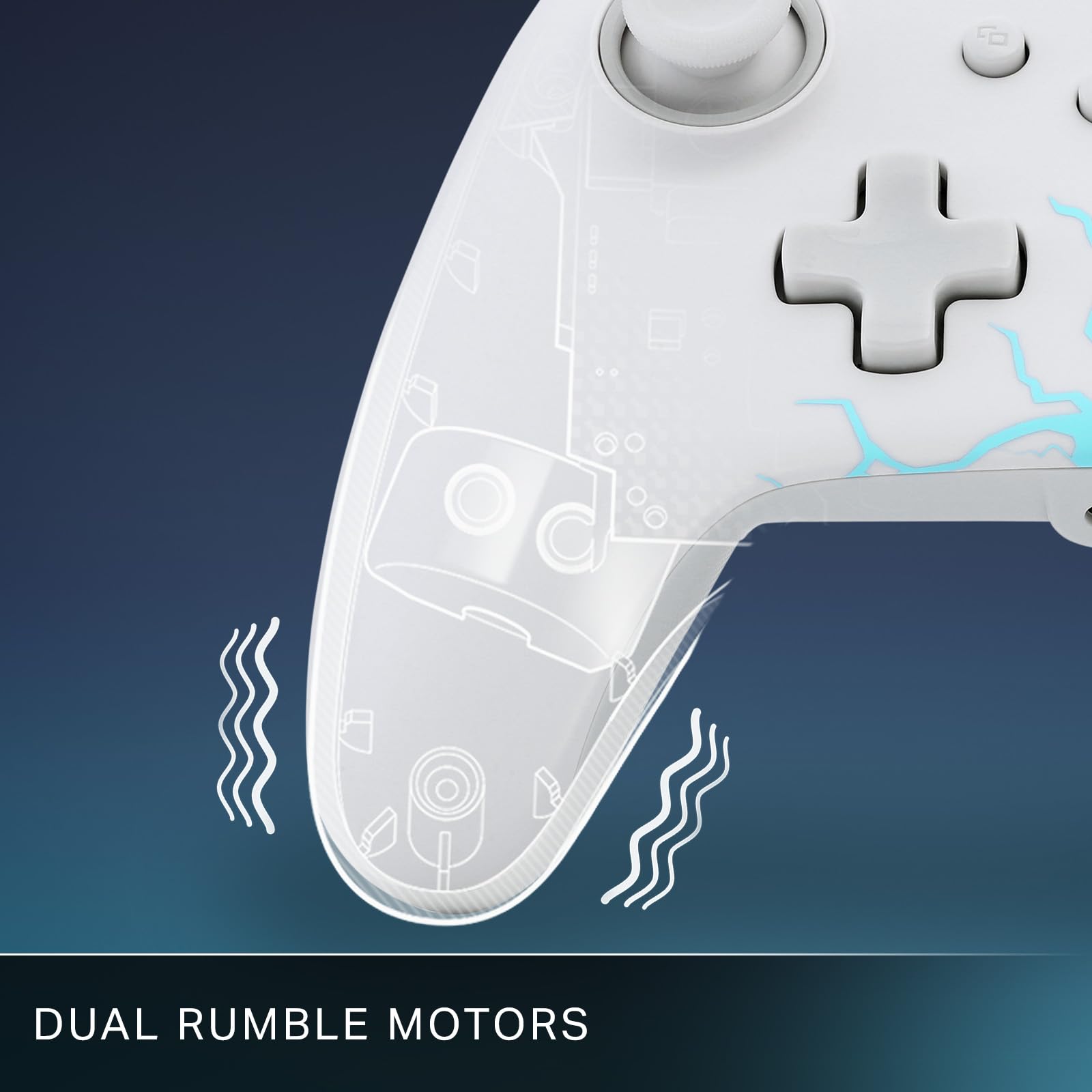 PowerA Advantage Wired Controller - Arctic Ice | Hall Effect Modules | Xbox Series X|S, Xbox One 6