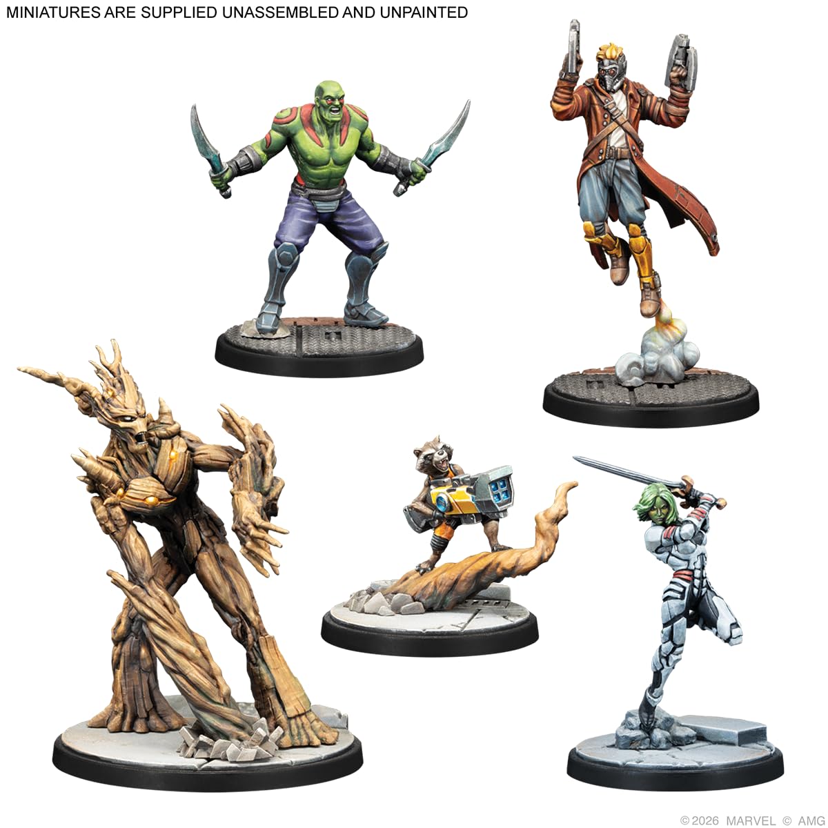 Asmodee Marvel Crisis Protocol Guardians of the Galaxy Starter Set | 2 Players | 45 Minutes Playtime | Ages 14+ 2