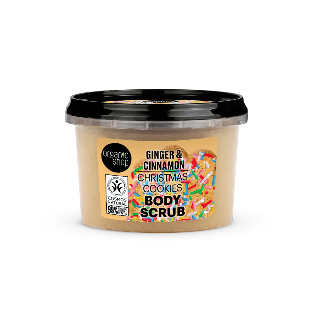 Organic Shop Christmas Cookies Ginger & Cinnamon Body Scrub - 2 x 250 ml