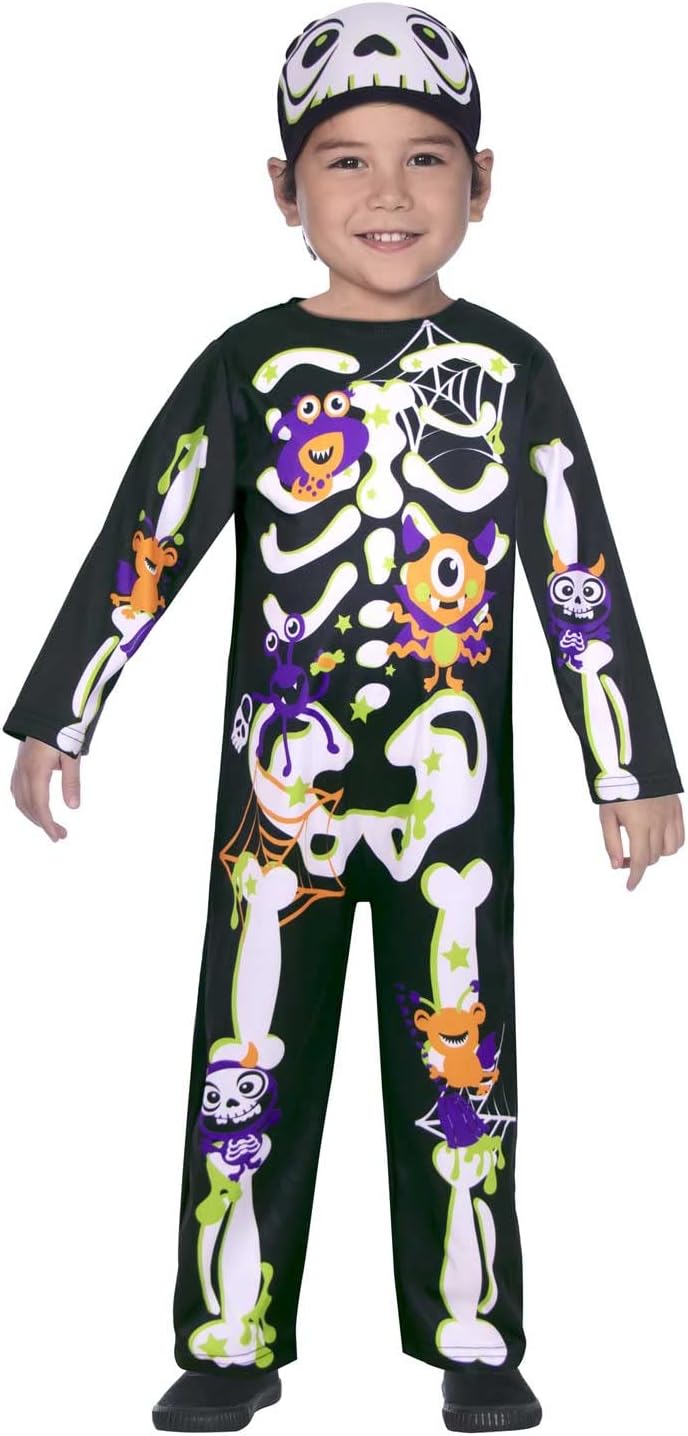 Amscan Skeleton Cutie Costume - 2-3 Years 1
